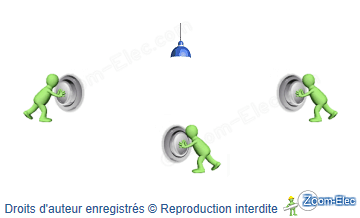 Bouton poussoir avec voyant témoin