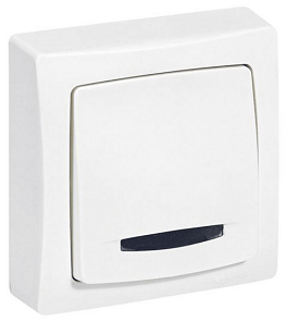 Bouton poussoir saillie avec voyant lumineux sans neutre Bouton poussoir saillie avec voyant lumineux sans neutre