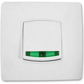 Bouton poussoir avec voyant témoin ou lumineux