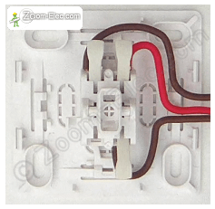 Raccordement electrique d'un interrupteur va et vient