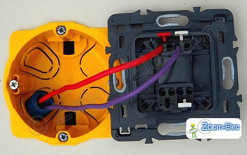 Branchement d'un interrupteur Legrand