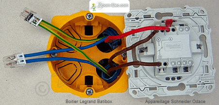 Brancher un interrupteur va et vient coté alimentation