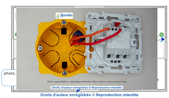 Brancher le 3e et dernier bouton poussoir