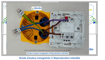 Brancher l'interrupteur va-et-vient côté retour lampe