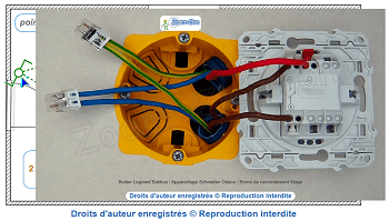 Brancher le va-et-vient côté phase