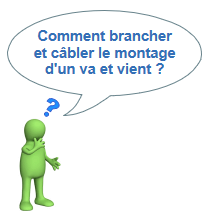 Comment réaliser la mise en œuvre du circuit d'un va-et-vient ?