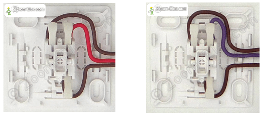 Montage interrupteur va et vient