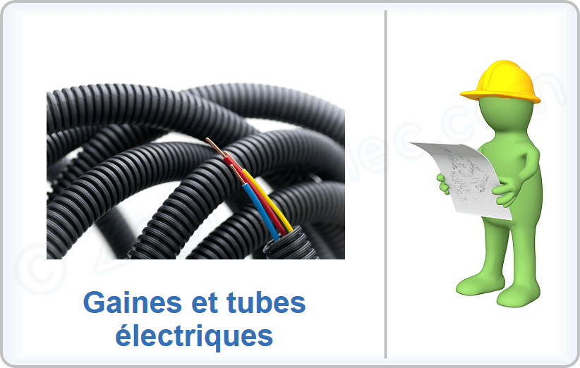 Capacités des gaines et tubes électriques