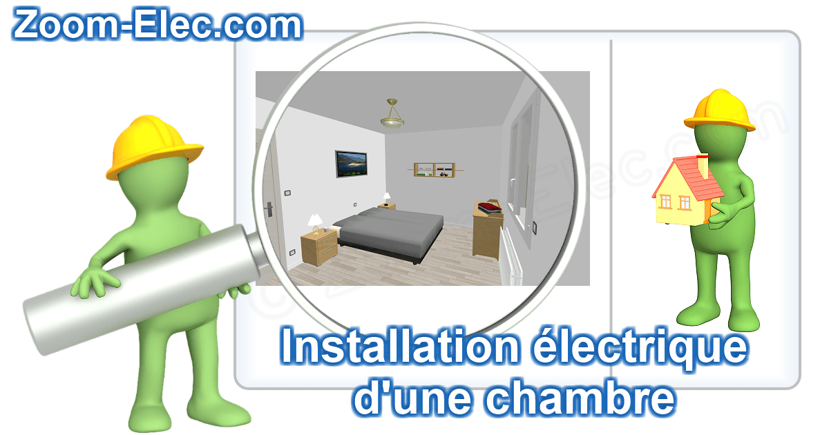 Installation des circuits électriques d'une chambre
