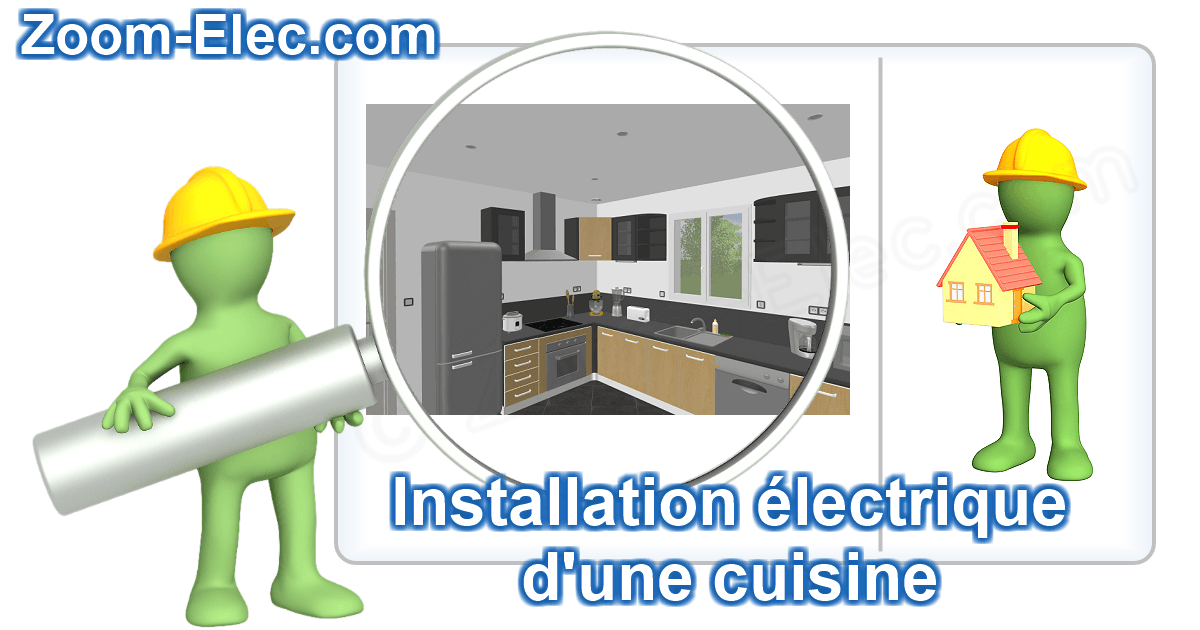 Installation des circuits électriques d'une cuisine
