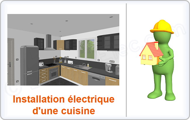 Installation électrique Cuisine. Norme et plan de l'électricité des