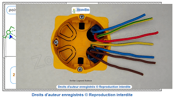 Pose du boîtier va-et-vient côté phase