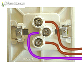 Raccordement d'un ancien interrupteur va et vient Legrand Neptune