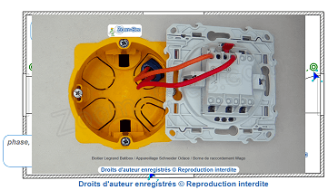 Raccordement du dernier bouton-poussoir