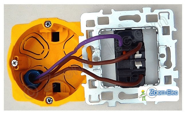 Raccordement d'un va et vient, le retour