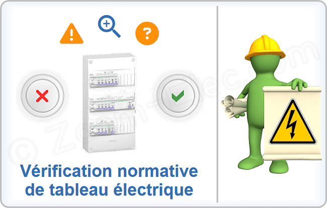 Vérification et autocontrôle de conformité d'un tableau électrique