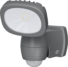 Projecteur LED LUFOS 400 avec détecteur de mouvement extérieur Fonctionne sur piles - Brennenstuhl